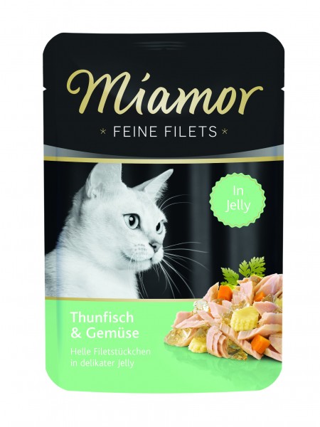 Miamor Feine Filets Thunfisch & Gemüse in Jelly 100g