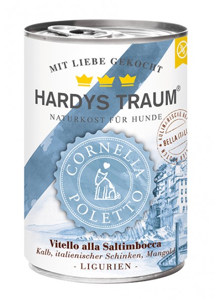 Hardys Traum Cornelia Poletto Edition Kalb mit ital. Schinken 400g Dose