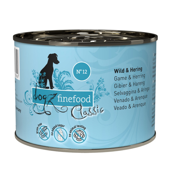 dogz finefood no. 12 Hering & Wild 200g