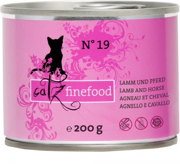 Catz finefood No. 19 Lamm & Pferd 200g