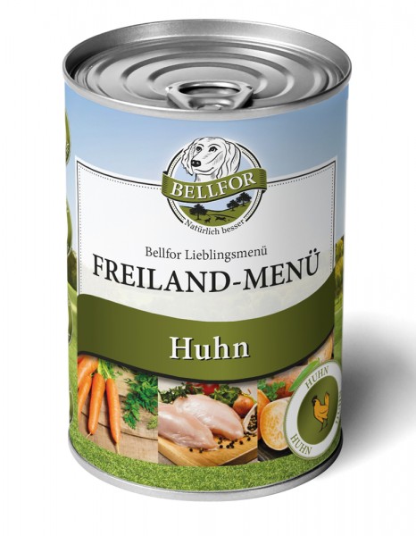 Bellfor Freiland Menü getreidefreies Nassfutter 400g