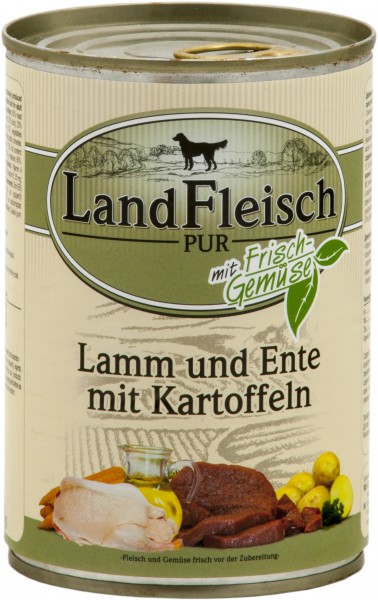 Landfleisch Pur Lamm & Ente & Kartoffeln