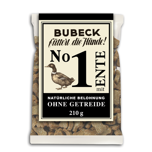 Bubeck getreidefreie Belohung Nr. 1 mit Ente 210g