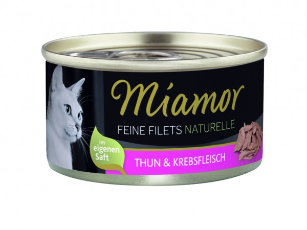 Miamor Feine Filets Naturelle Thunfisch & Krebs 80g