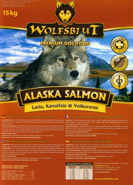 Wolfsblut Alaska Salmon Lachs mit Kartoffel