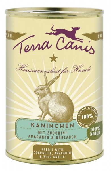 Terra Canis Kaninchen mit Zucchini, Amaranth & Bärlauch