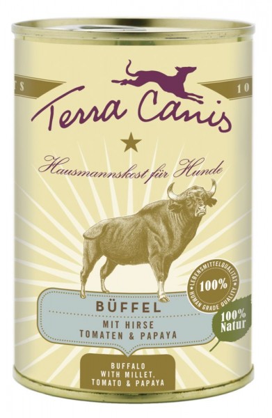 Terra Canis Büffel mit Hirse, Tomaten & Papaya