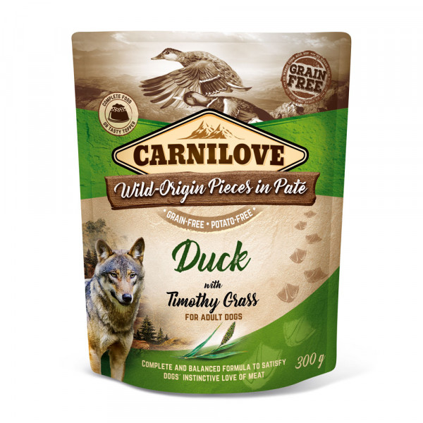 Carnilove Nassfutter Pate Duck with Timothy Grass 300g