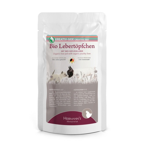 Herrmanns Kreativ Mix Bio Lebertöpfchen 100g