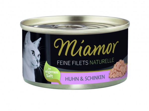 Miamor Feine Filets Naturelle Huhn & Schinken 80g