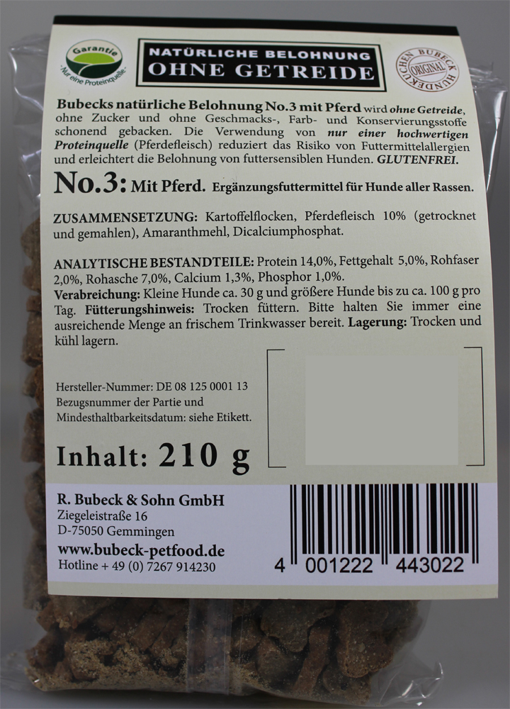 bubeck getreidefreie belohung nr 3 mit pferd preiswert im shop bubeck getreidefreie belohung nr 3 mit pferd preiswert im shop bestellen futtershop24 hundefutter und katzenfutter gunstig online kaufen im shop