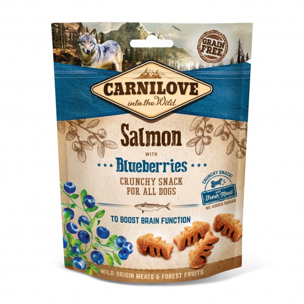 Carnilove Crunchy Snack Salmon with Blueberries 200g